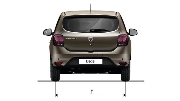 Dacia Sandero dimensions