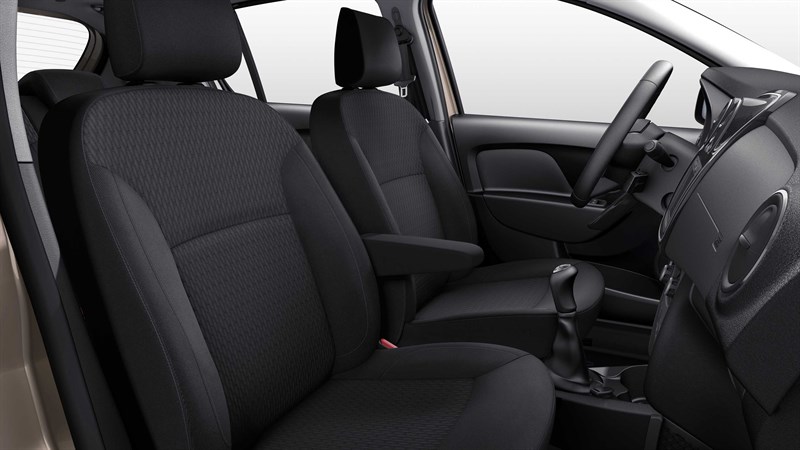 Dacia Sandero - selleries avant et l'habitacle