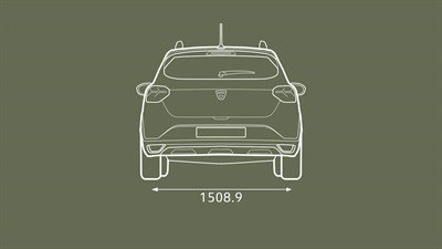 Sandero Stepway dimensions arrière